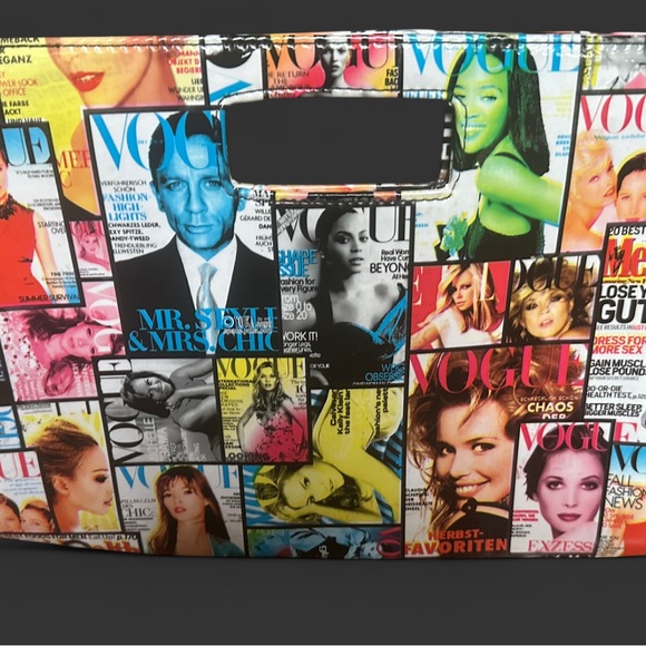 Vogue Y2K 90’s Supermodel and Celebrity Magazine Cover Clutch Purse - Picture 1 of 8
